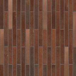 Blaze Corten Mosaico Twin | Ceramic mosaics | Atlas Concorde