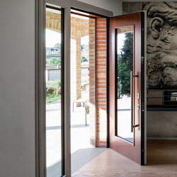 Evolution | Safety door with armored glass | Entrance doors | Oikos – Architetture d’ingresso