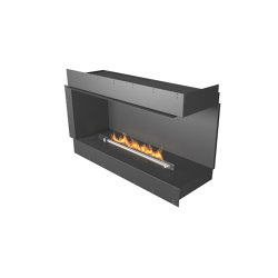 Forma 1200 Right Corner | Fireplace inserts | Planika