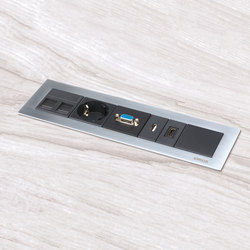 K45 | Ofiblock Line Workstation Power | Schuko sockets | Simon