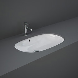 RAK-VARIANT | Oval Elongated Undercounter Washbasin | Wash basins | RAK Ceramics