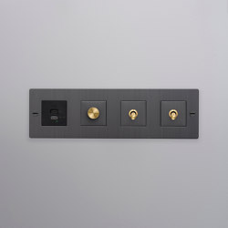 Toggle Switches | EU Retractive Module | 2 way | Drehdimmer | Buster + Punch